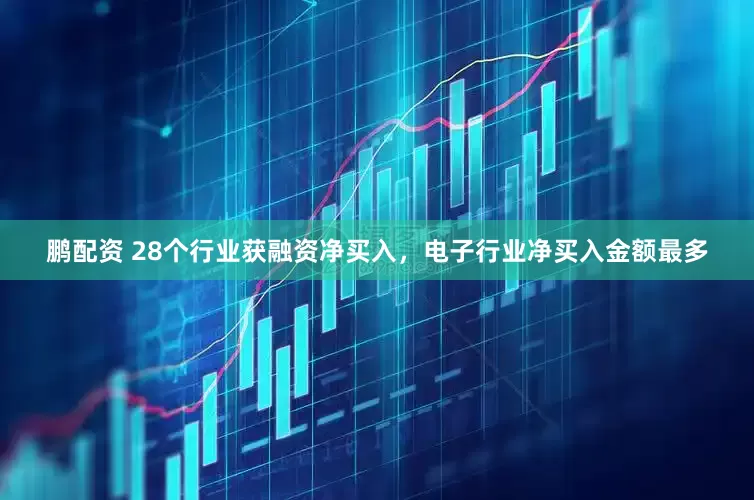 鹏配资 28个行业获融资净买入,电子行业净买入金额最多