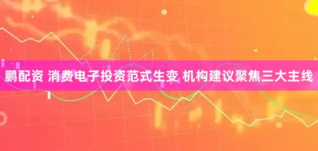 鹏配资 消费电子投资范式生变 机构建议聚焦三大主线
